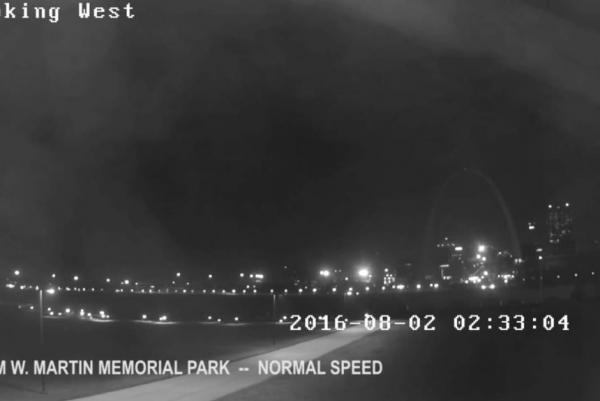 What is that? Strange light spotted above Gateway Arch in St. Louis