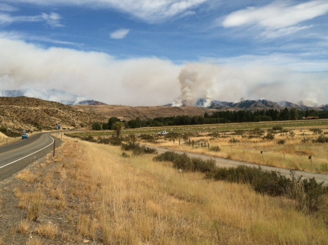 Wildfires in eastern WA force families to evacuate homes