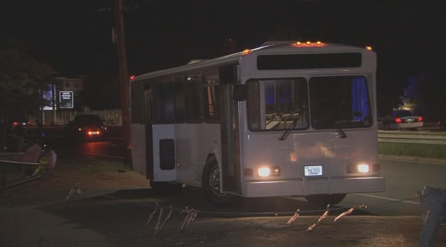 Woman killed by party bus in East Boston