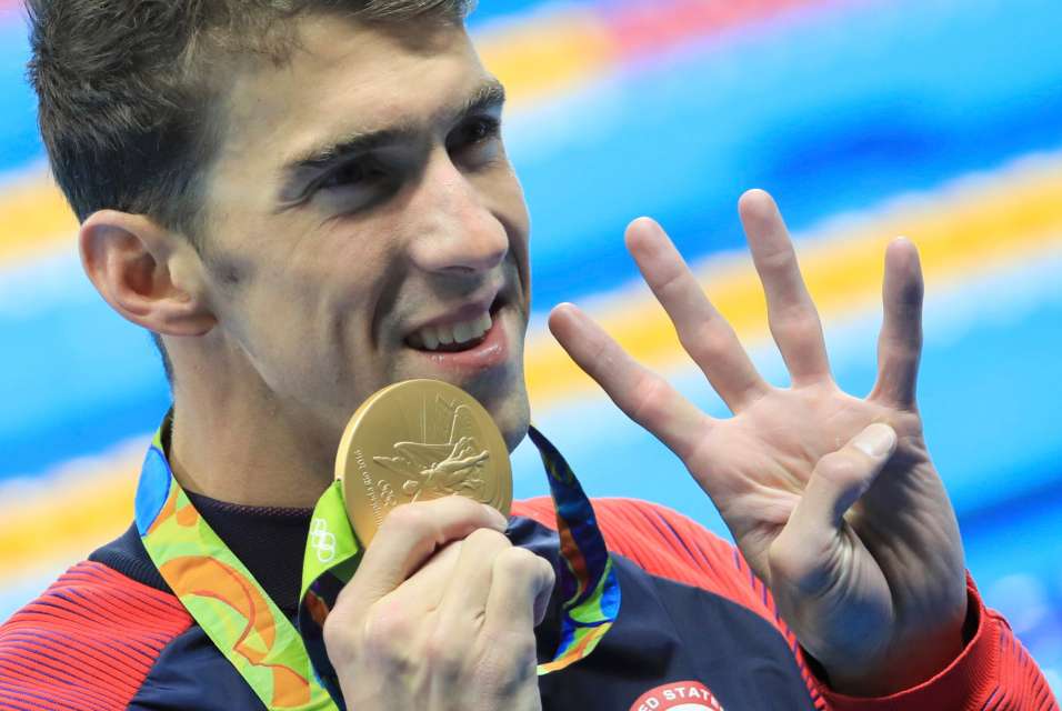 Phelps writes new page with four wins in same event