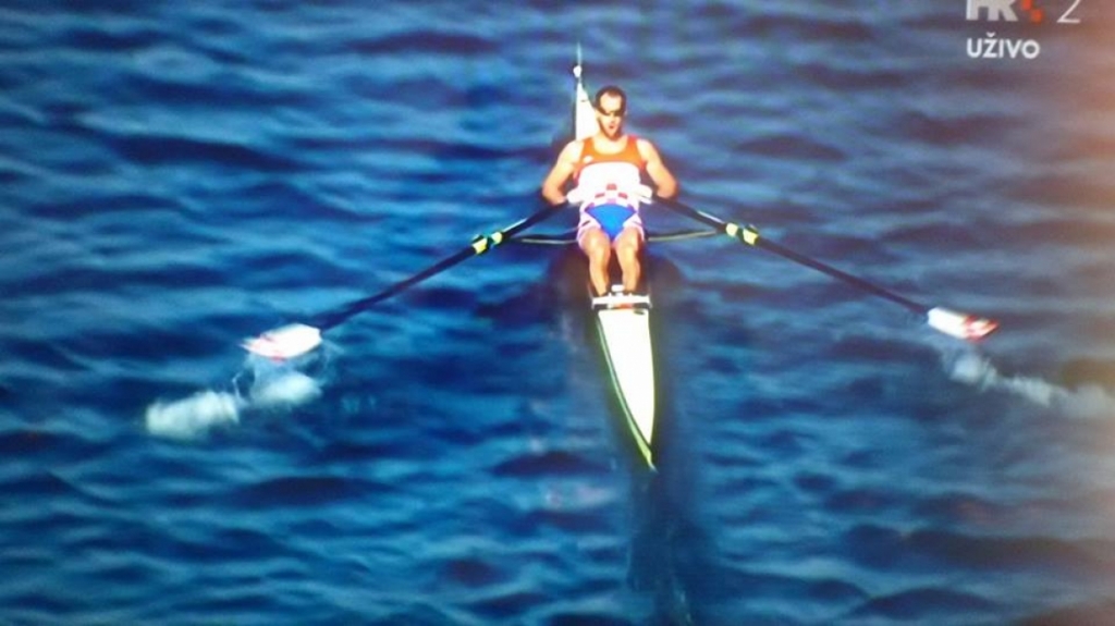 Damir Martin In The Finals Of The Olympic Single Scull