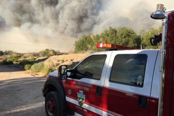 Pilot fire in San Bernardino County scorches 4500 acres