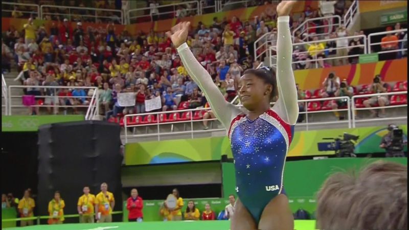 American gymnast Simone Biles takes all-around Olympic gold in Rio