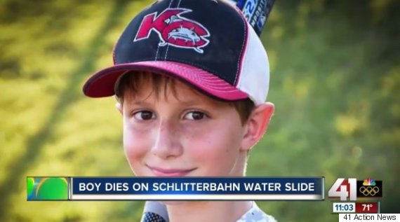 10-year-old Caleb Schwab died Sunday at the water park