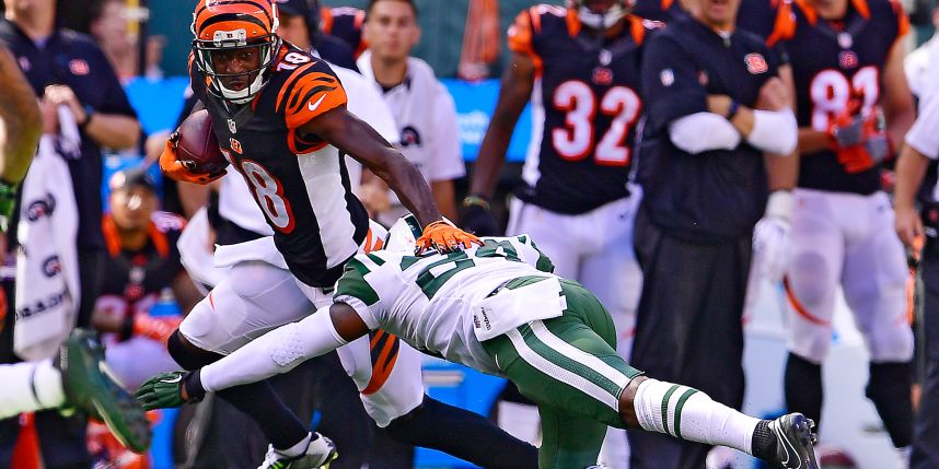 A.J. Green got the best of Darrelle Revis Sunday afternoon