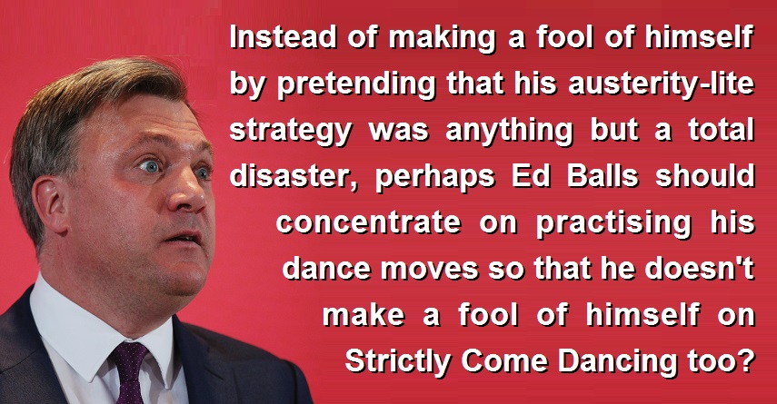 Why Ed Balls should stick to practising his dance moves