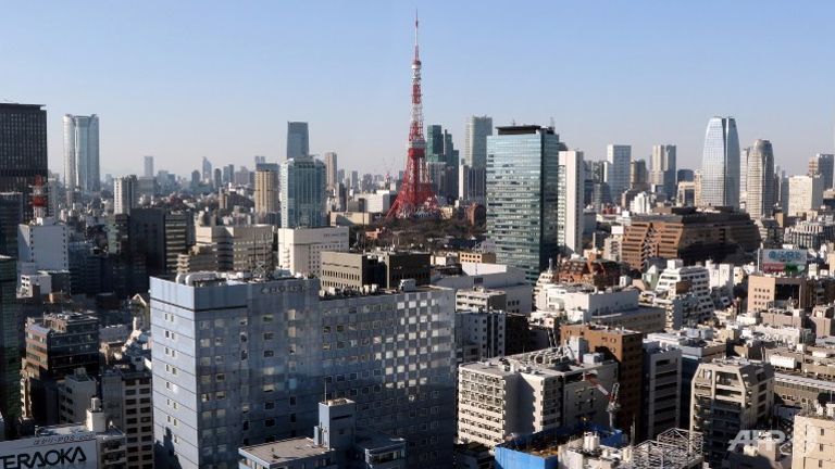 A general view of the Tokyo Tower and the skyline of central Tokyo.
   
 

  Enlarge  Caption