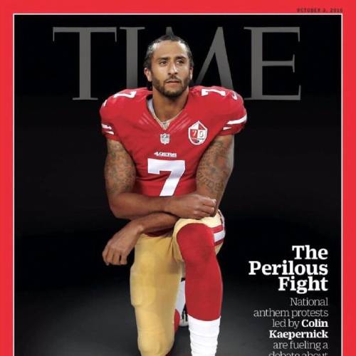 Colin Kaepernick lands on the cover of TIME magazine