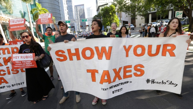 A march in Miami