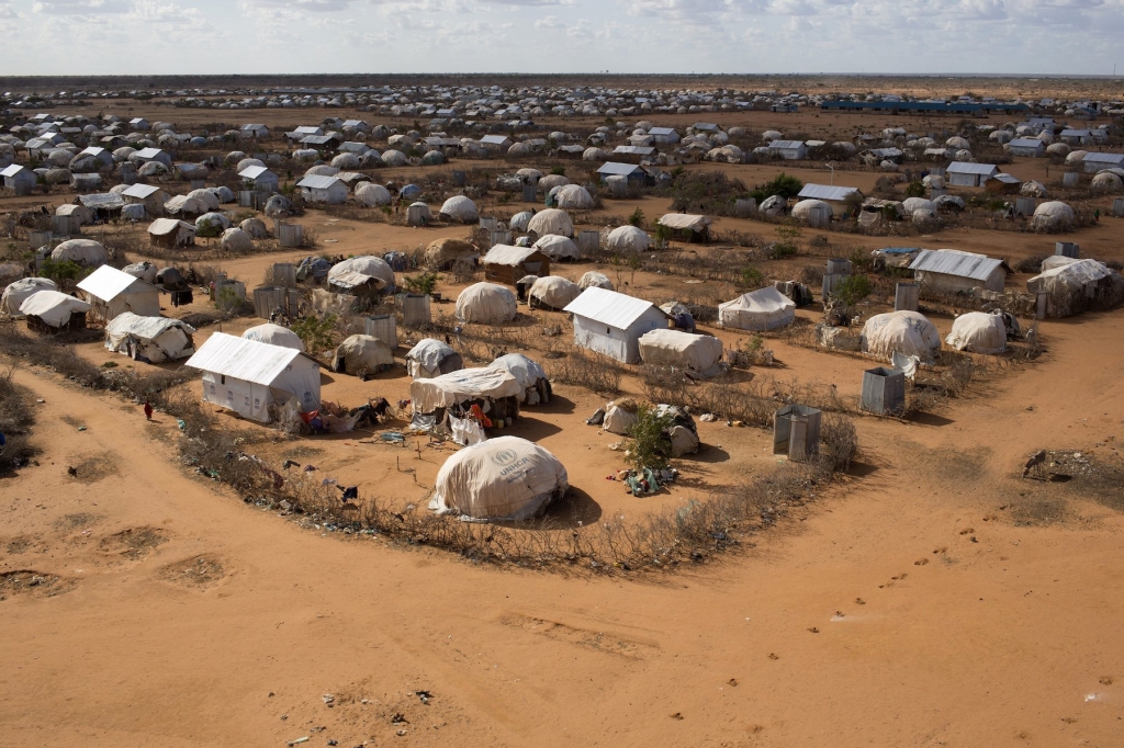 A refugee camp.   REUTERS  Siegfried Modola