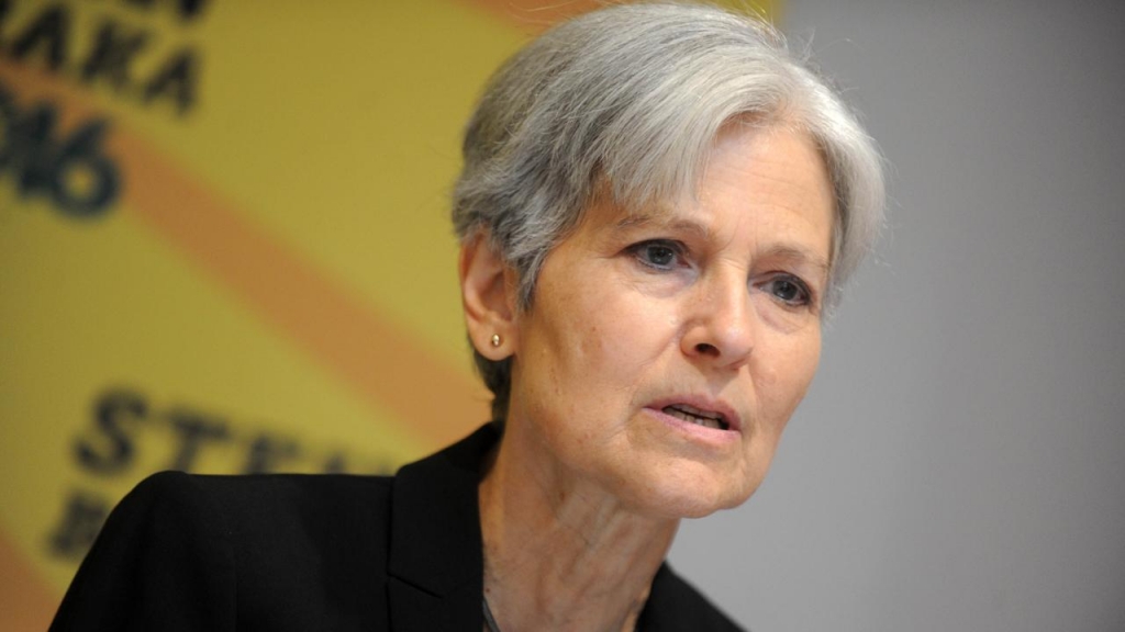 A speech by US Green Party candidate Jill Stein has been delayed after she flew to the wrong city