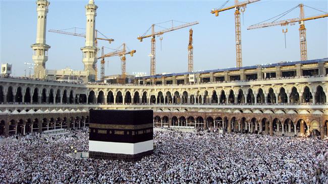 A view of the Ka’ba in Mecca Saudi Arabia