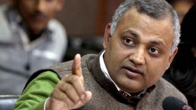 AAP MLA Somnath Bharti arrested for assaulting AIIMS’ security guards