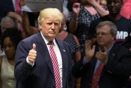 Donald Trump during a rally last week in Austin Texas