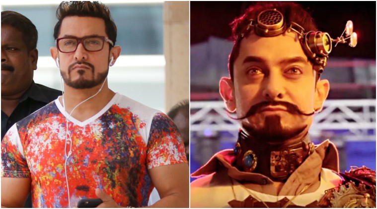 Aamir’s looks for a Dubai theme park ride