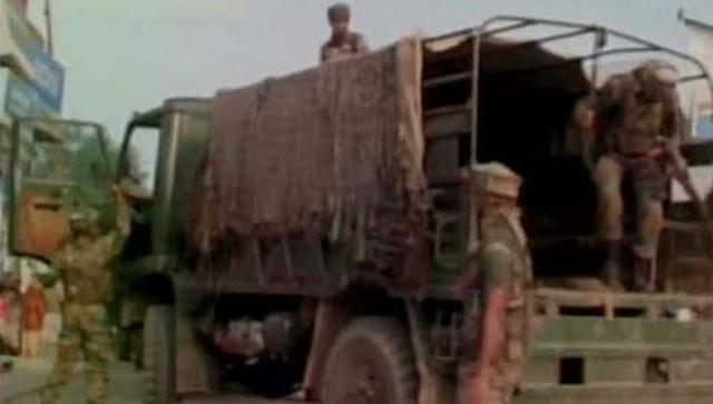 According to unofficial reports three soldiers have been injured in the ambush in Handwara in Kupwara district