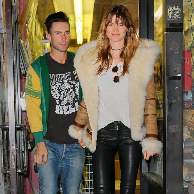 Adam Levine and Behati Prinsloo