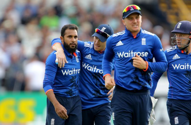 Adil Rashid one of five Yorkshire players in action for England on his home ground took three wickets against Pakistan