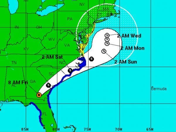 Tropical Storm Conditions’ Possible in Suffield on Labor Day