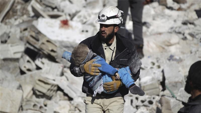 Air strikes in Idlib on Friday killed three civilians including two children as the fragile ceasefire grows increasingly strained