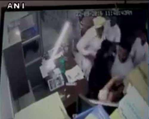 Punjab Akali Sarpanch and son thrash pregnant nurse at Moga village hospital