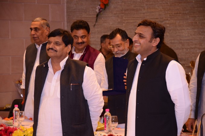 Akhilesh Yadav and Shivpal Yadav