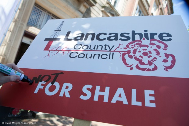 Lancashire not for shale