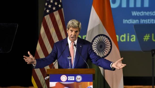 Kerry in India for strategic, commercial talks