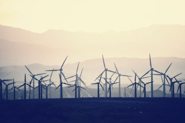 Amazon plans to build a massive wind farm in west Texas that will produce electricity from turbines.               Getty Images  Mint Images RF