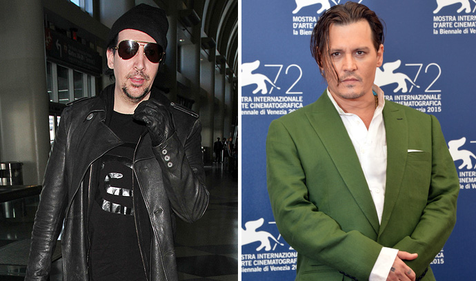 Marilyn Manson Defends Pal Johnny Depp: He Was Completely Crucified