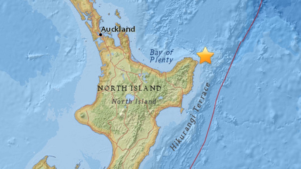 An earthquake with a preliminary magnitude struck of 7.2 struck off the coast of New Zealand on Sept. 1 2016