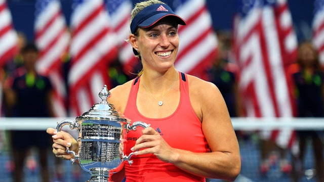 Angelique Kerber begins reign as world no.1 with US Open win