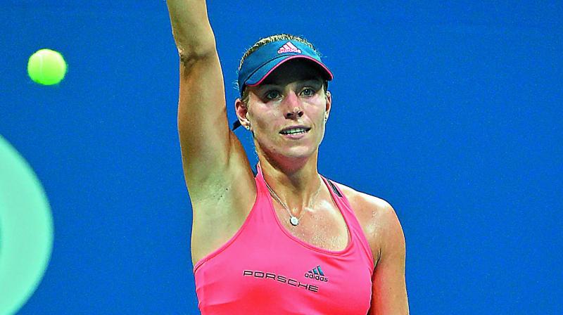 Angelique Kerber is second German woman after Steffi Graf to reach the tennis peak since 1975