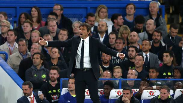 Antonio Conte was on the losing side for the first time as Chelsea boss