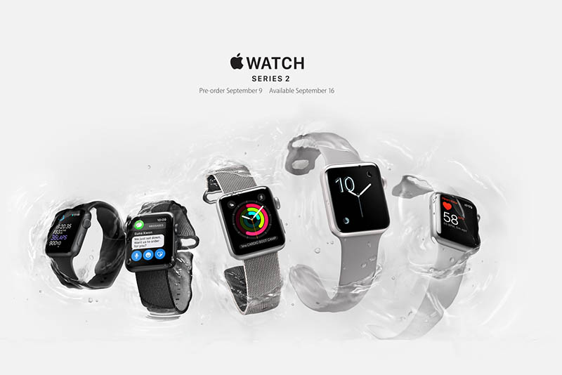 Apple Watch Series 2 splash page via