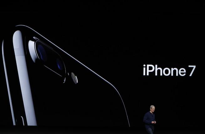 Apple Senior Vice President of Worldwide Marketing Phil Schiller at the iPhone 7 launch in San Francisco California