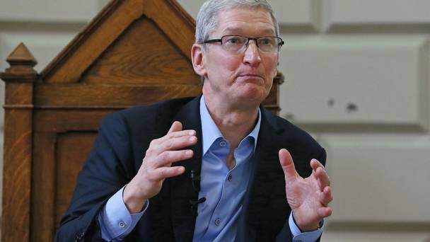 Apple chief executive Tim Cook branded his company's 13 billion euro bill for unpaid taxes in Europe