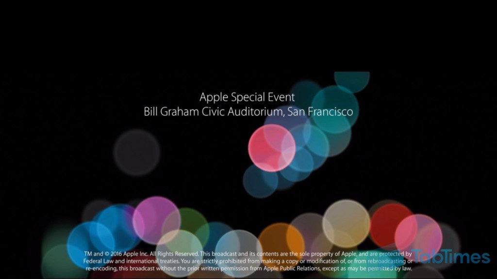 Apple event Sept 7 2016