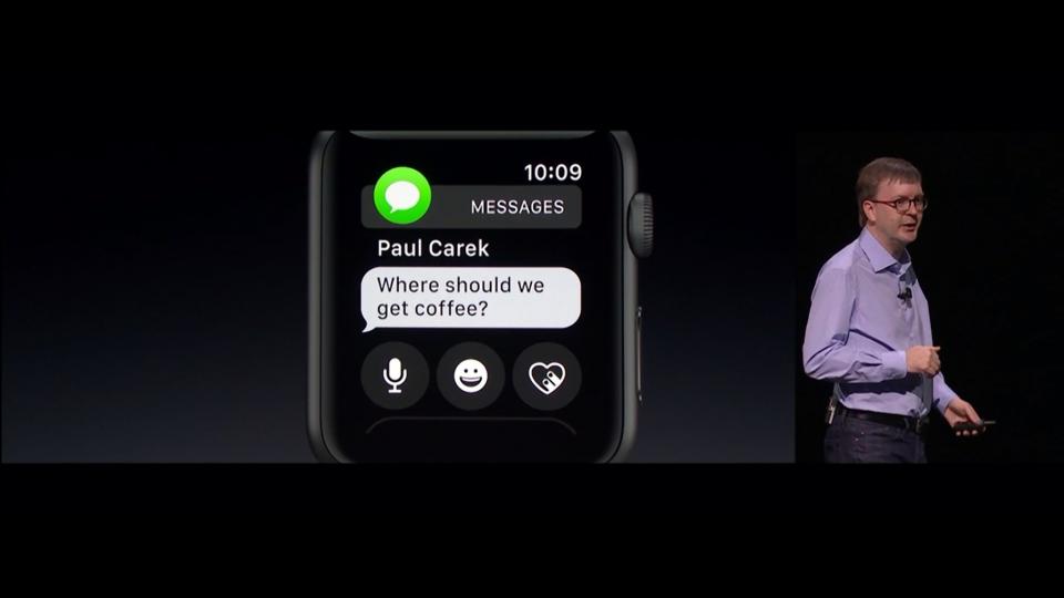 Apple Watch messages