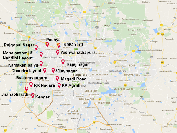 Areas under curfew in Bengaluru