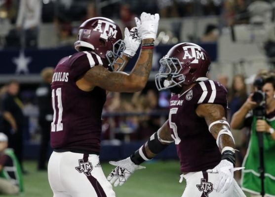 Texas A&M wide receiver Josh Reynolds and