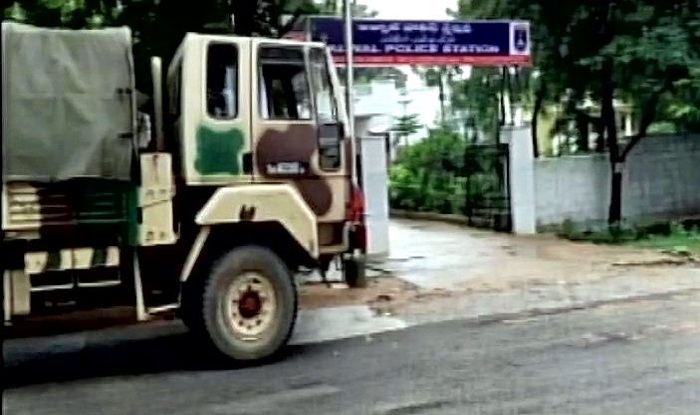 In pics: Andhra rains turn roads into rivers, parking lots submerged