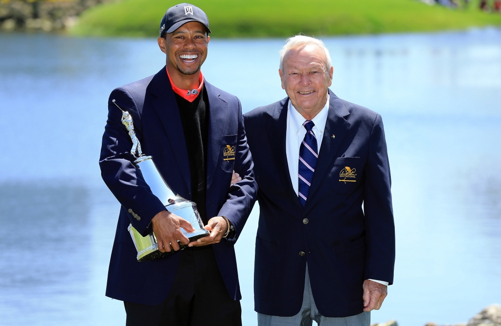 Arnold Palmer Tiger Woods Arnold Palmer dead Arnold Palmer tributes