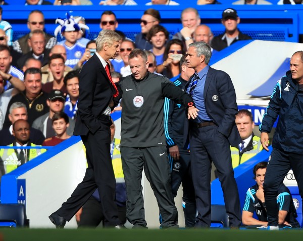 Wenger and Mourinho face off on the touchline