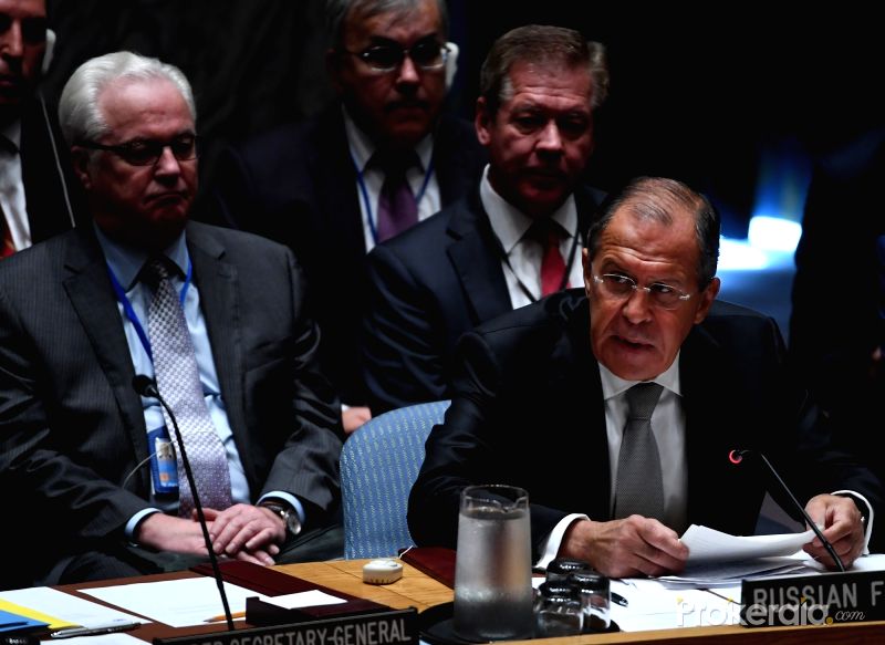 UN-SECURITY COUNCIL-SYRIA CONFLICT- Sergey Lavrov