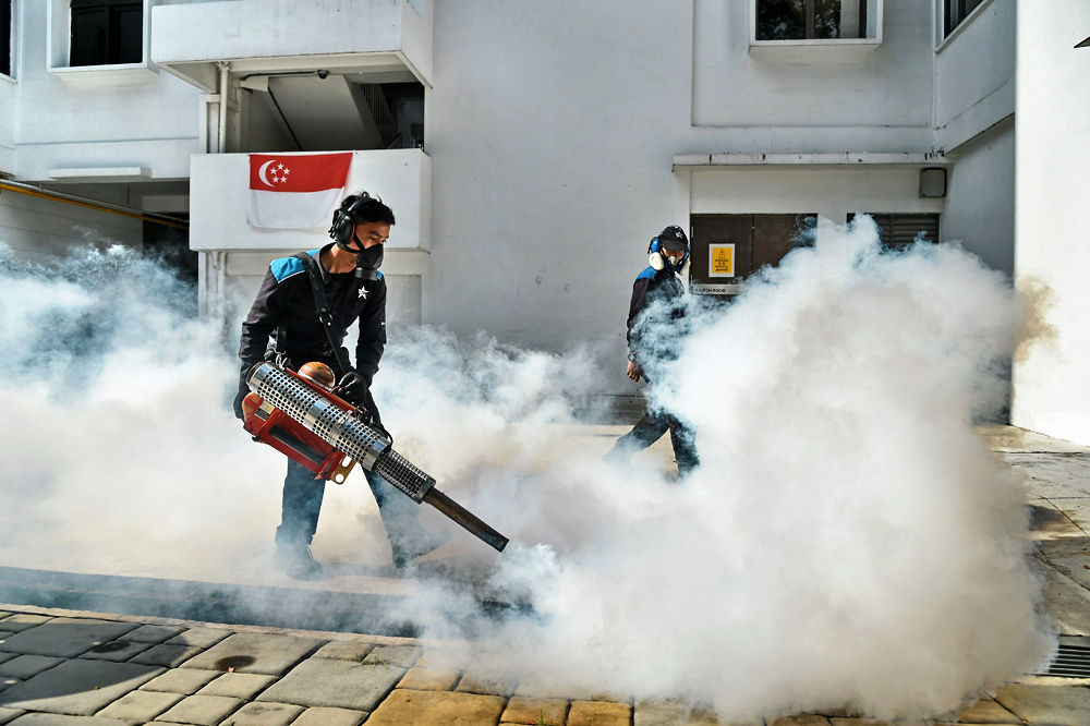 At least 115 cases of patients affected with the virus have been discovered in Singapore Roslan Rahman  Getty Images