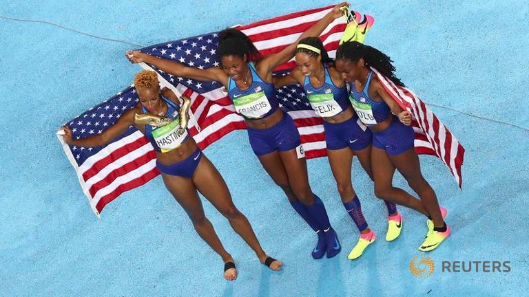 Athletics- Women's 4 x 400m Relay Final