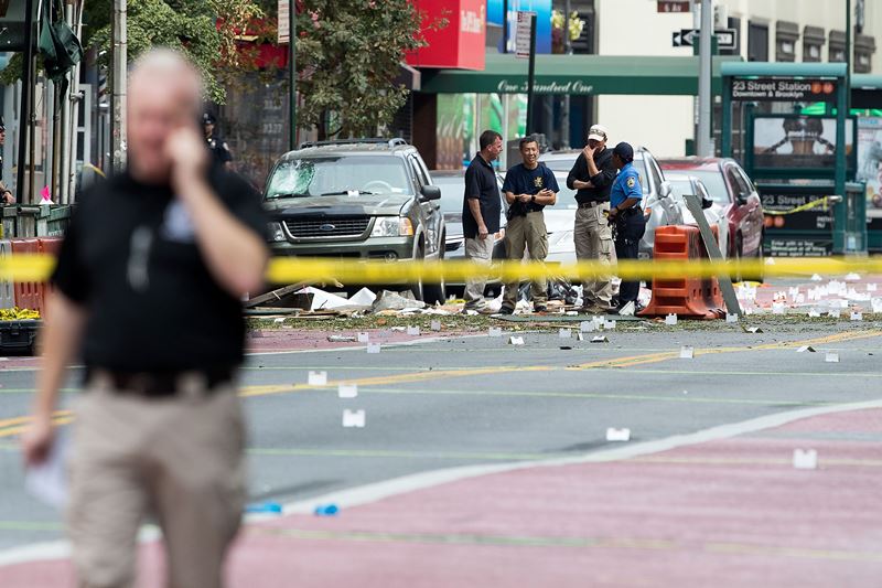 Five questioned over New York bomb blast that injured 29