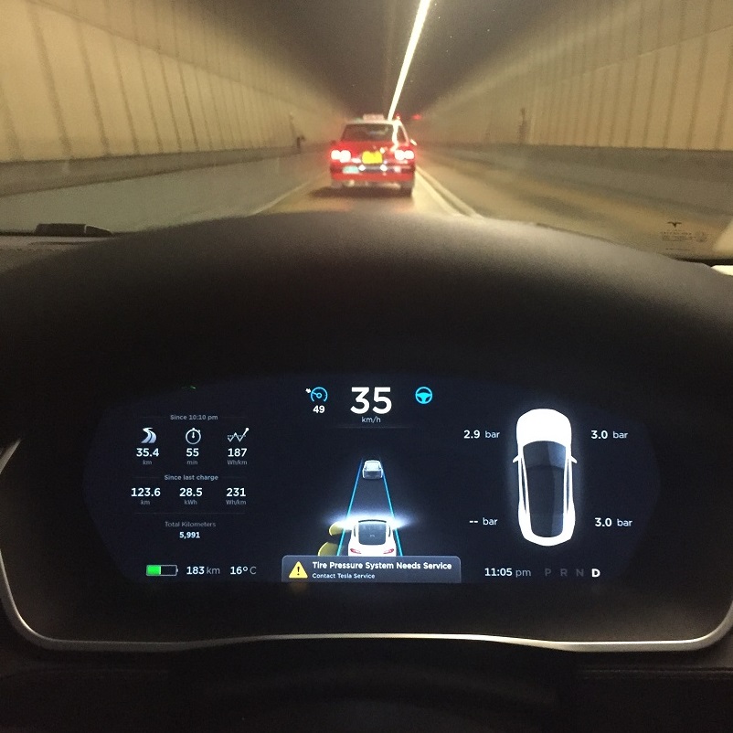 Autopilot In Trickier Locations Like The Aberdeen Tunnel Will Now Gain Knowledge From The Entire Tesla Fleet's Historical Use Of The Location