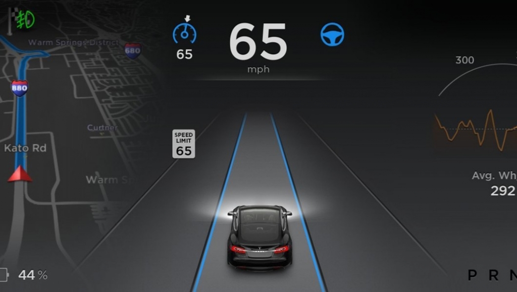 Autopilot in the current Tesla Version 7.0 software